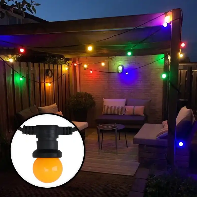 30m Lichterkette mit 30 farbigen Lampen Bestseller