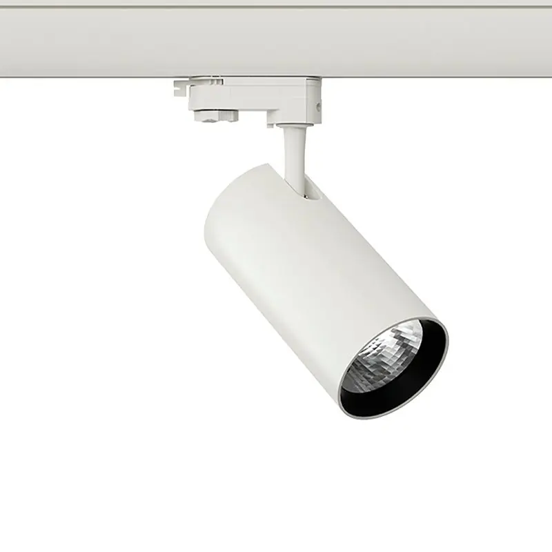 Heißes Angebot Weißer 3-Phasen-LED-Schienenstrahler Esmiralda, 30W, 3000K, Pro