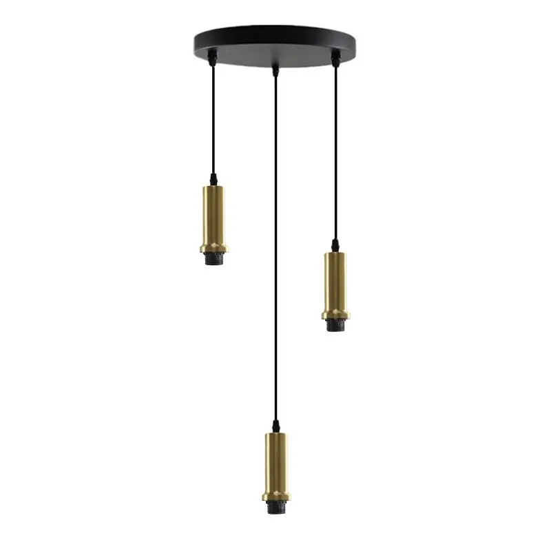 Preis Gesenkt Aluminium Pendelleuchte ohne Schirm Gold, Rika