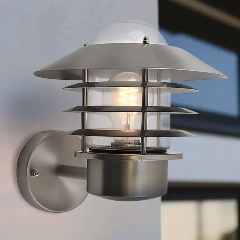 Edelstahl Außenleuchte Silber, Felice, IP44 Top-Angebot