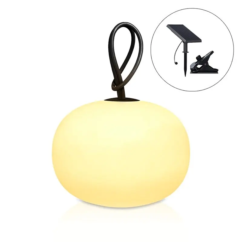 Weiße Solar Pendelleuchte Kunststoff, Pien, 1W, 2700K LED, IP54 Jetzt Kaufen
