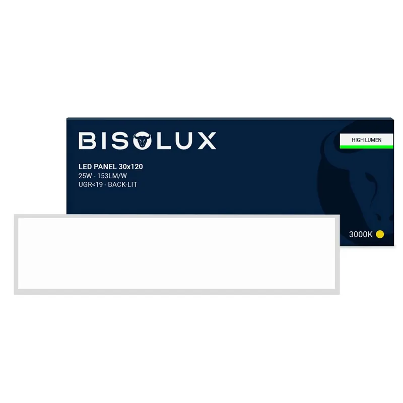 Bestpreis LED-Panel 30x120 - 25W - 3000K - UGR<19 - hinterleuchtet