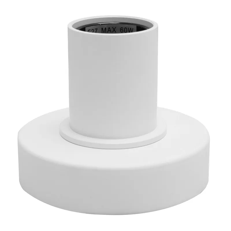 Neue Ware Aluminium Tischlampe ohne Schirm Weiß, Rika, mit Schalter