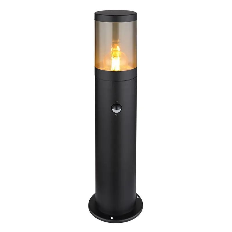 Schwarze moderne Außenleuchte Edelstahl, Lambert, IP44 Begrenztes Angebot