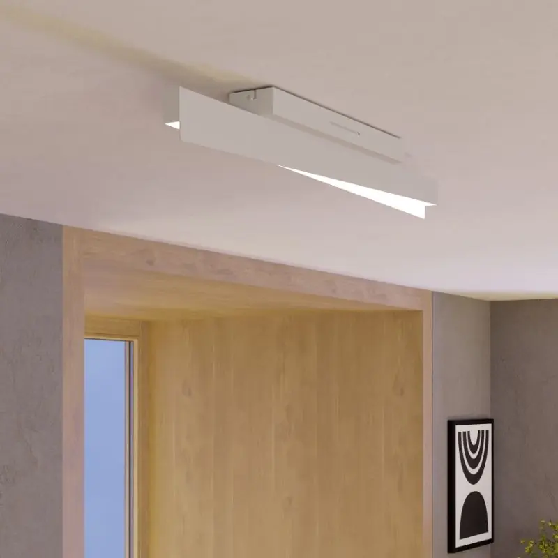Weiße design Smart Deckenleuchte Kunststoff, Birkan, 13,5W, RGBW LED, mit Fernbedienung Jetzt Kaufen