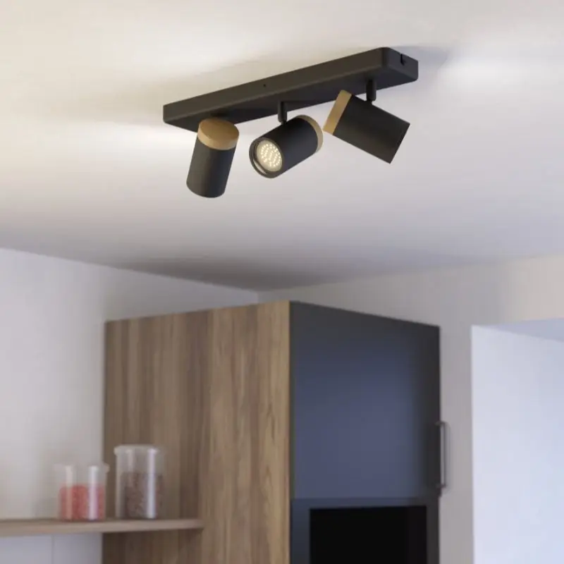 Schwarze moderne Wandstrahler Stahl, Conradus, IP44 Direkt Vom Hersteller