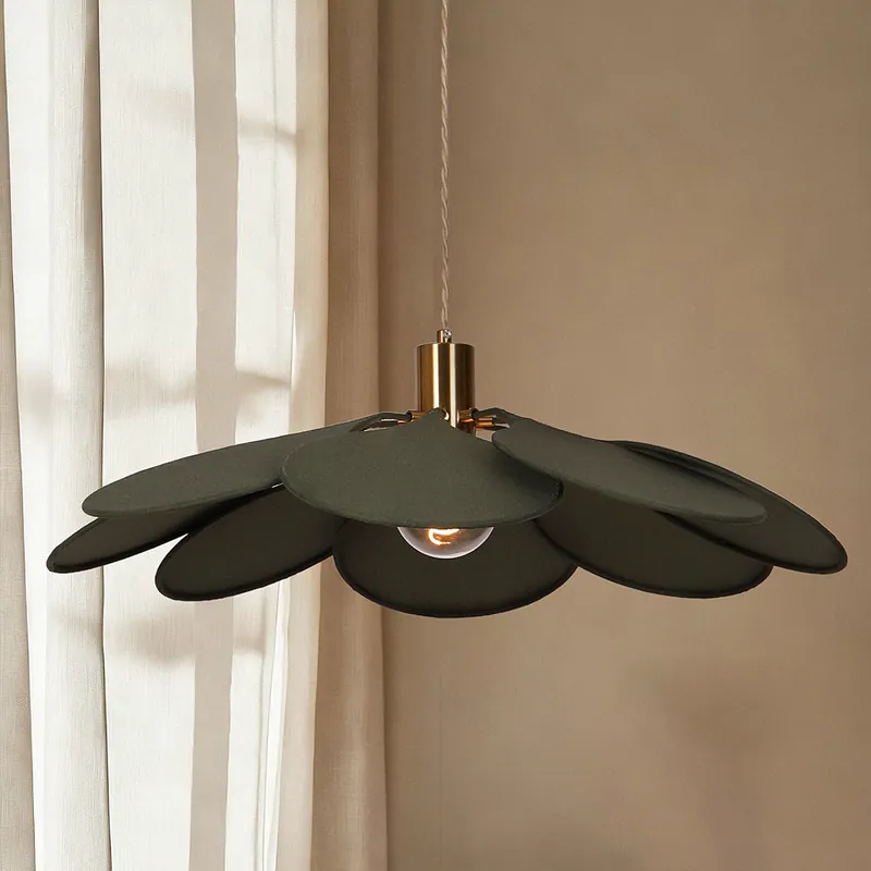 Neue Kollektion Japandi Pendelleuchte Grün, Nena