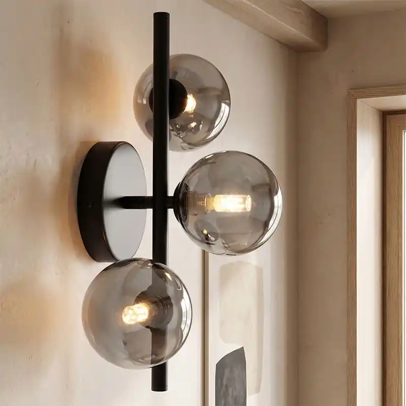 Design Wandleuchte Grau, Remo Schnäppchen