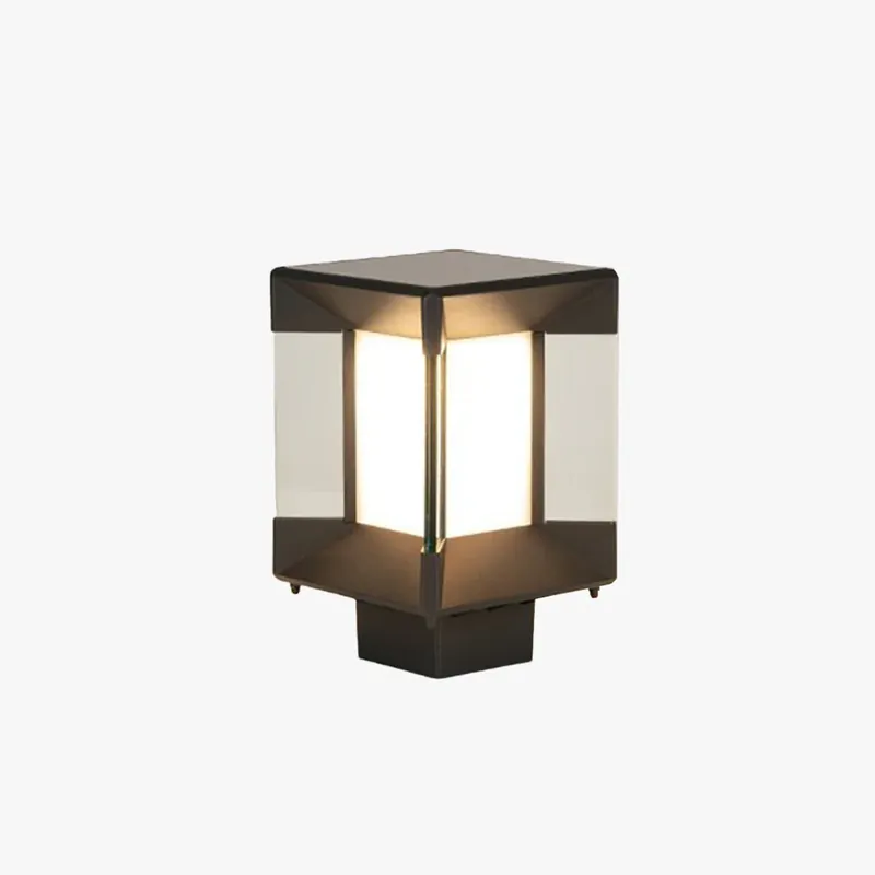 Ray Modern Minimalistisch LED Außenleuchte Schwarz/Gold Metall&GLetslightingr 16CM Heißes Angebot