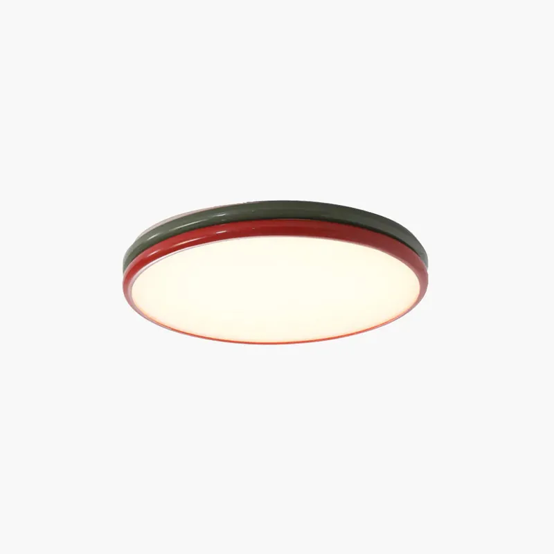 Begrenztes Angebot Arisha Modern LED Deckenleuchte Rot Metall Schlaf Ess Wohnzimmer 30CM