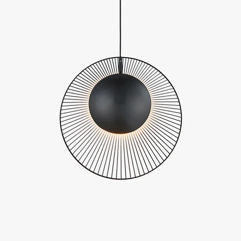 Super-Preis Arisha Minimalistisch LED Pendelleuchte Metall Flur Esszimmer D 35 CM
