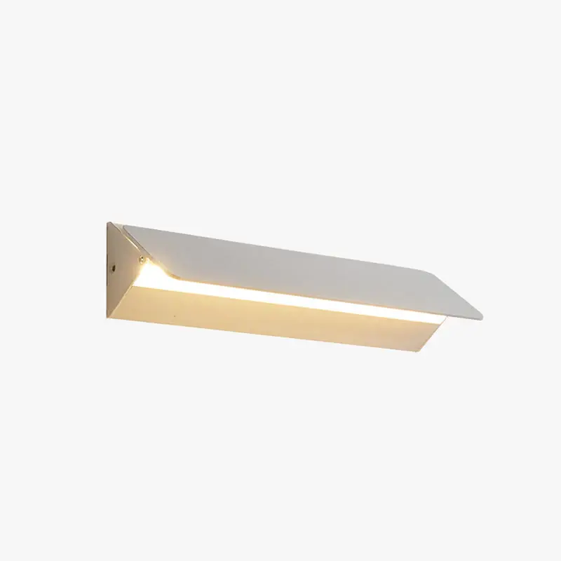 Ray Modern Wandleuchte Innen Weiß Wohnzimmer/Garten Metall L16cm Online Kaufen