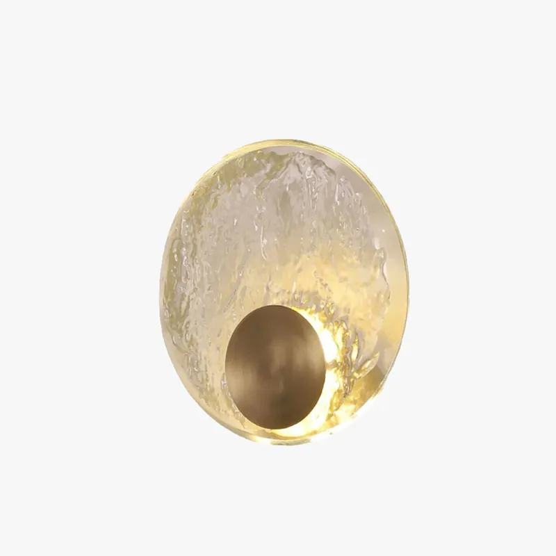 Kristy Modern Rund LED Wandlampe Gold Bade/Schlafzimmer/Flur Kristall&Metall Schnäppchen