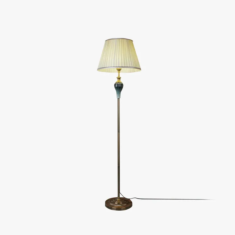 Angebot Arisha Antik Stehlampe, 5 Farben, Metall/Stoff, Schlafzimmer