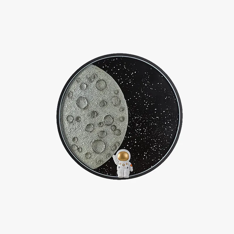 Aria Modern Astronaut Mond LED Wandleuchte Schlaf/Kinderzimmer Innen Metall Dimmbar 35CM Finale Aktion