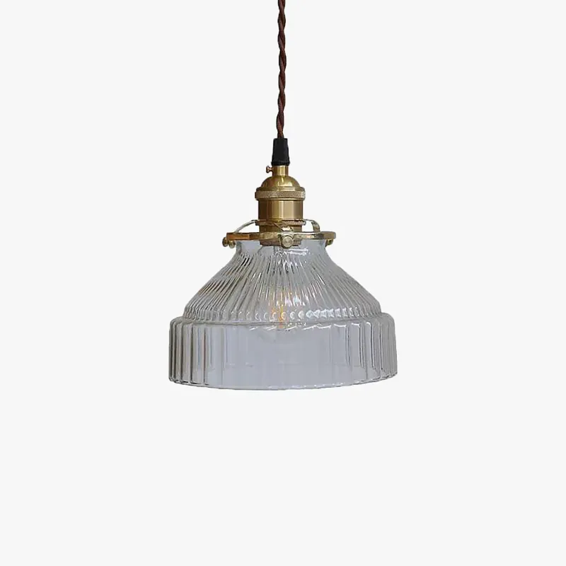 Cairns Pendelleuchte Messing & Schwarz, Glas Versand Am Gleichen Tag