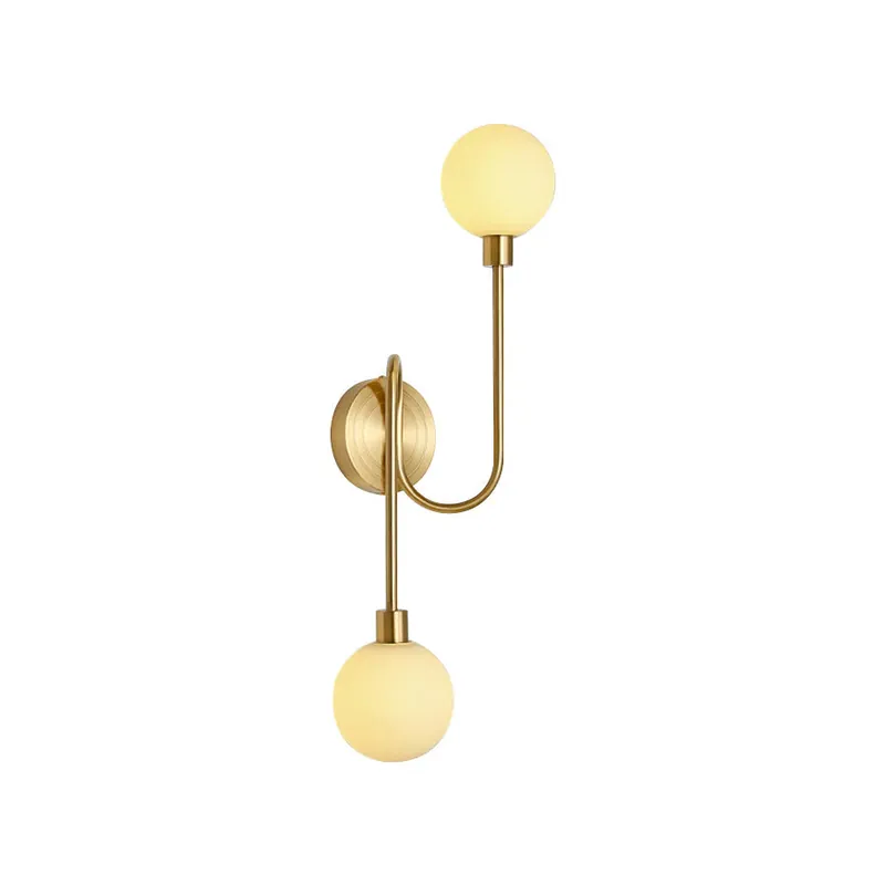 Direkt Vom Hersteller Holten Verstellbare Messing-Glas Wandleuchte ∅ 26cm x H 66cm