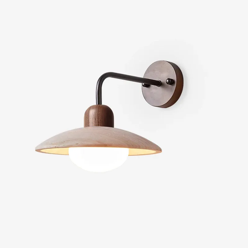 Billig Winel Vintage-Wandleuchte aus Travertin