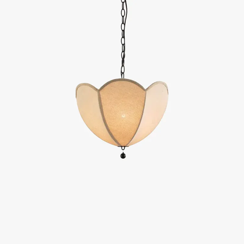 Ritta Tulip Flower Fabric Pendant Lamp Knallerangebot