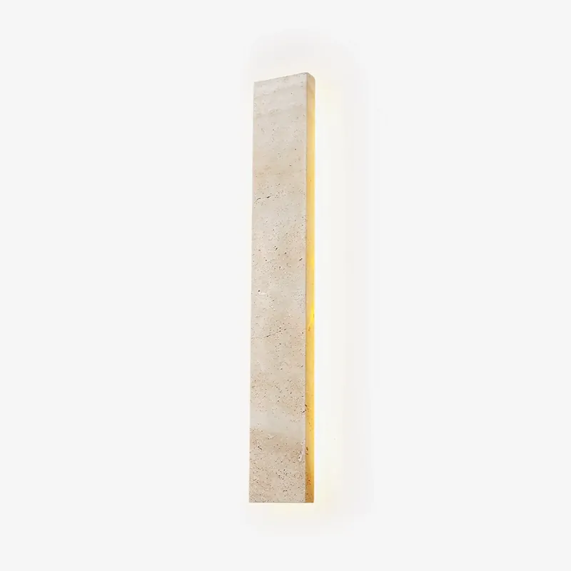 Olnorir Schlanker Rechteck Travertin Wandleuchte Ø 9cm x H 40cm Markenware