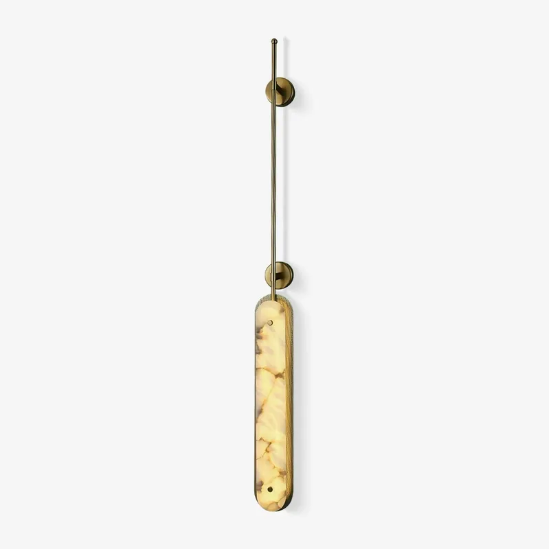Ilaeir Vertikal Alabaster Pendelleuchte Ø 10 cm x H 90 cm Günstig