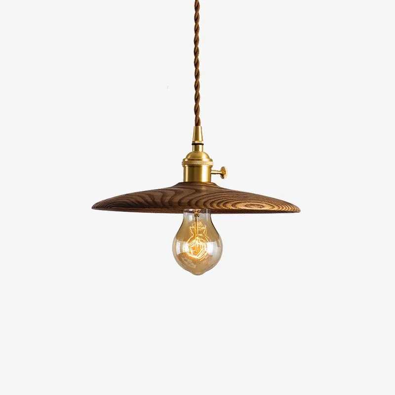 Direktkauf Veldra Messing Retro Pendelleuchte ∅ 7.9″ / Dia 20cm