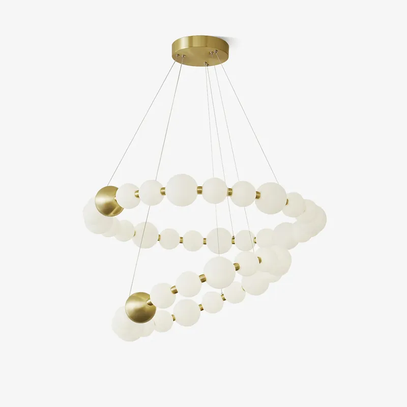 Preiswert Cetalan Elegance Art Pearls Kunststoff-Kronleuchter Modell C ∅ 42cm x H 15m