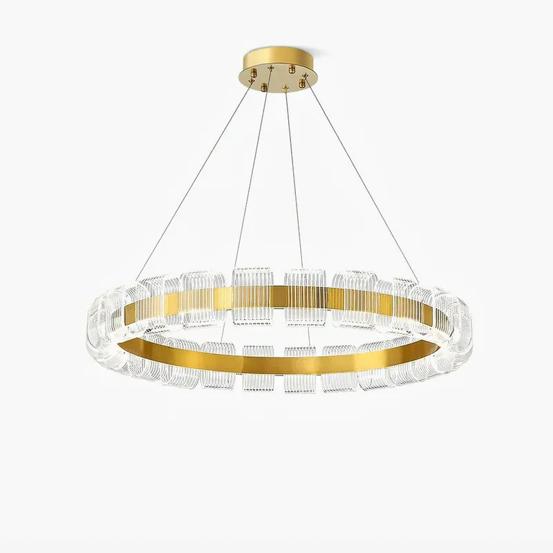 Abrahamson Moderne Minimalistische Luxus Armreif Kronleuchter ∅ 60cm x H 12cm Preisreduziert
