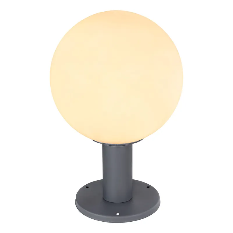 Neu Moderne anthrazitfarbene Aluminium-Außenlampe Globo Ossy