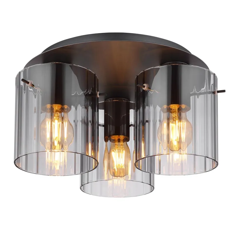 Top-Seller Stilvolle Deckenlampe mit rauchigem Glas Tulivar