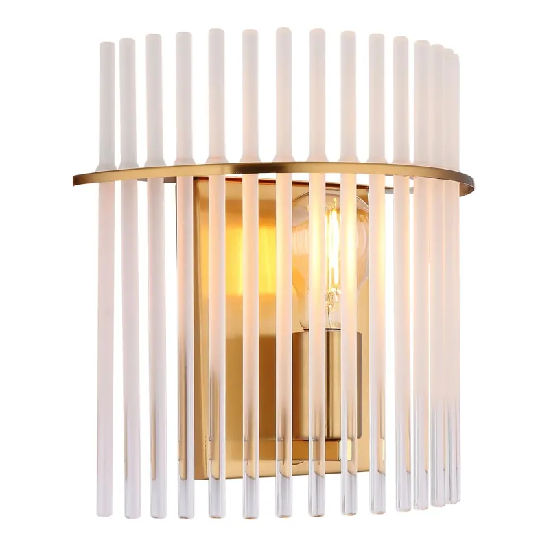 Direktkauf Elegante Wandleuchte mit Glasstangen-Design Gorley