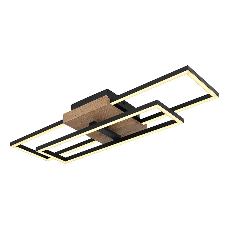Deckenlampe modern schwarz langgestreckt Globo Kendra Wochenendangebot