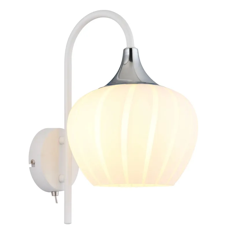 Sofort Bestellen Moderne Wandleuchte Opal Satin Glas Maxy