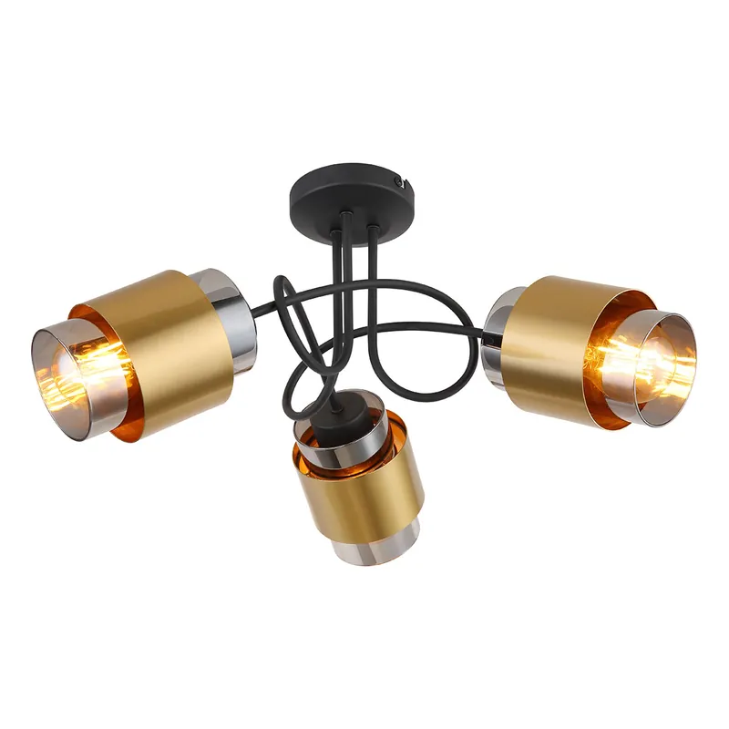 Schwarz-goldene klassische Metallspots Globo Milley Sale