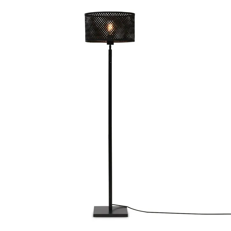 Must-Have Bohemian-Schwarz-Bambus-Stehlampe GOOD&MOJO Java