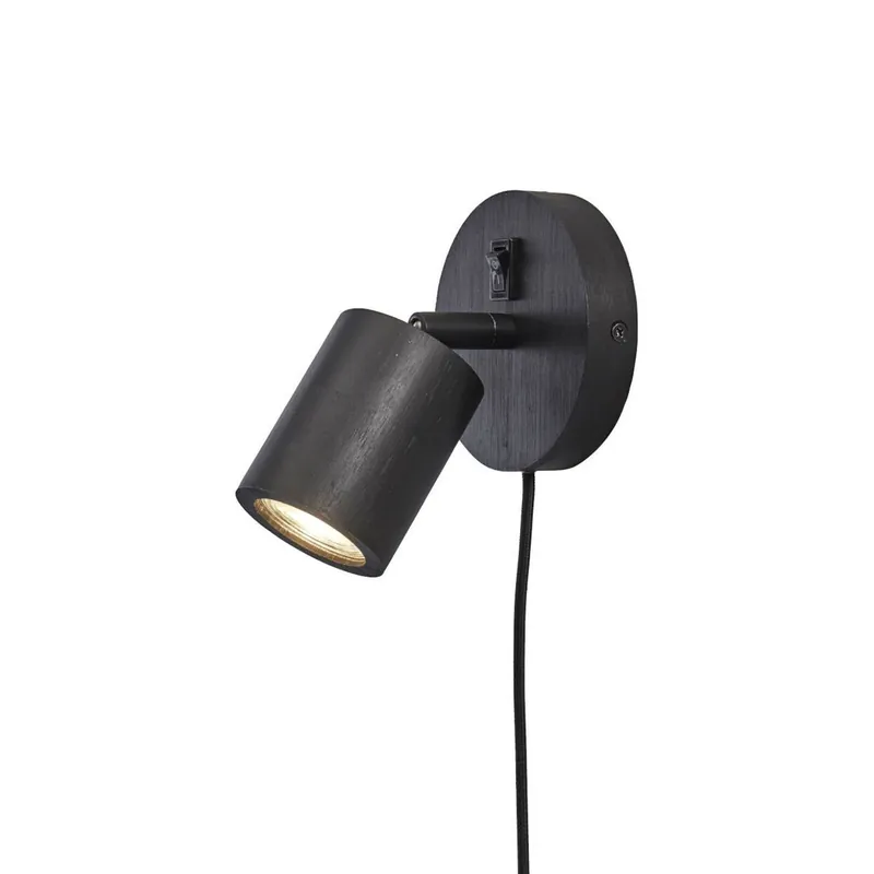 Sofort Bestellen Bohemian-Schwarz-Bambus-Wandleuchte GOOD&MOJO Java