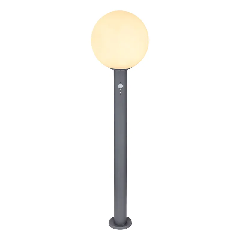 Moderne anthrazitfarbene Aluminium-Außenlampe Globo Ossy Abverkauf