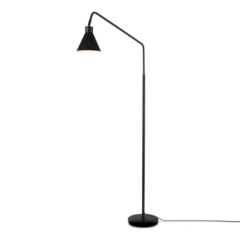Retro schwarze Stehlampe mit Trichterkappe It’s About RoMi Lyon Garantierte Lieferung