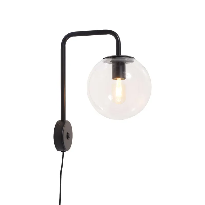 Jetzt Kaufen Moderne schwarze Metall-Wandleuchte It’s About RoMi Warsaw