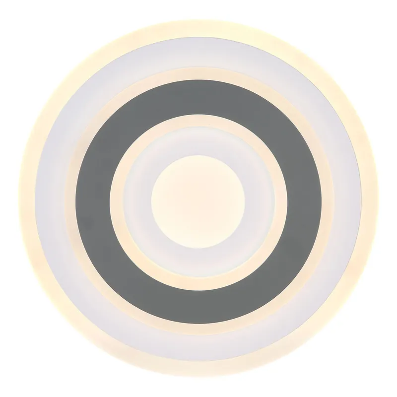 Moderne weiße Metall-Deckenlampe Globo Sabatino Markenprodukt