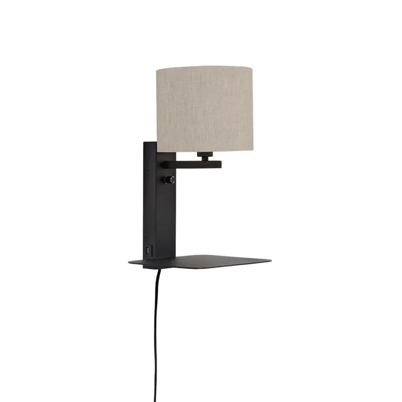Sofort Bestellen Weißgraue Wandlampe mit Plateau It’s About RoMi Florence