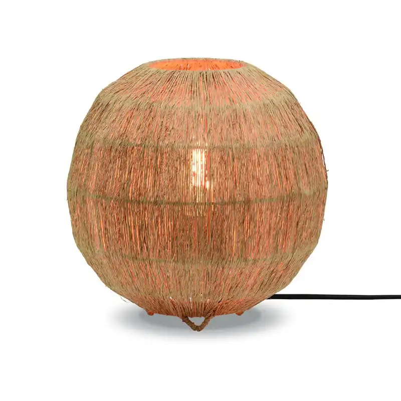 Jetzt Kaufen Natürliche schwarze bohemian Rattan Tischlampe GOOD&MOJO Iguazu