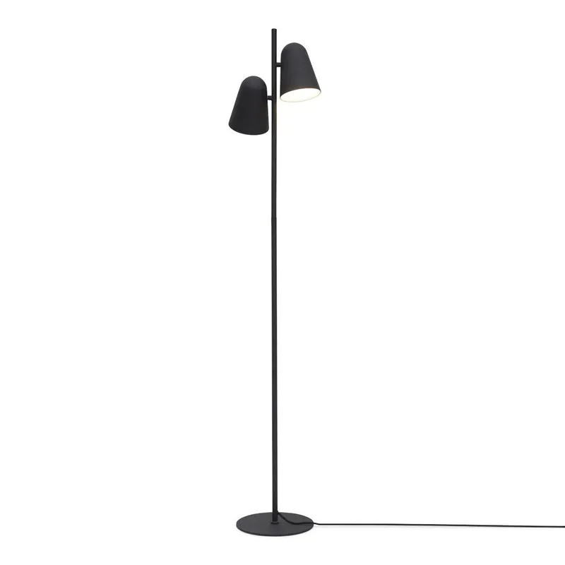 Neue Kollektion Retro schwarze Metall-Stehlampe It’s About RoMi Salamanca