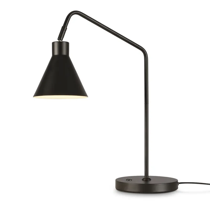 Neue Ware Retro Tischlampe mit Trichterkappe schwarz It’s About RoMi Lyon