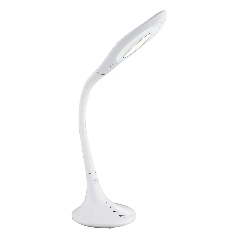 Moderne Runde Tischlampe Weiß/Chrom Globo Pattaya Expressversand