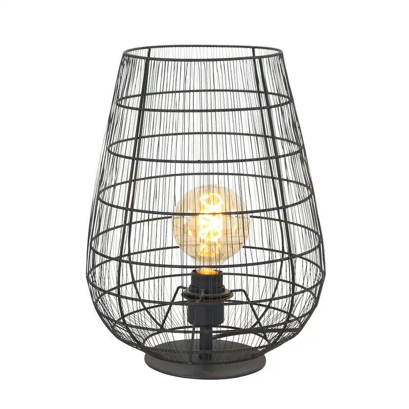 Zertifiziert Moderne Draht Tischlampe Anne Light & Home Gloom
