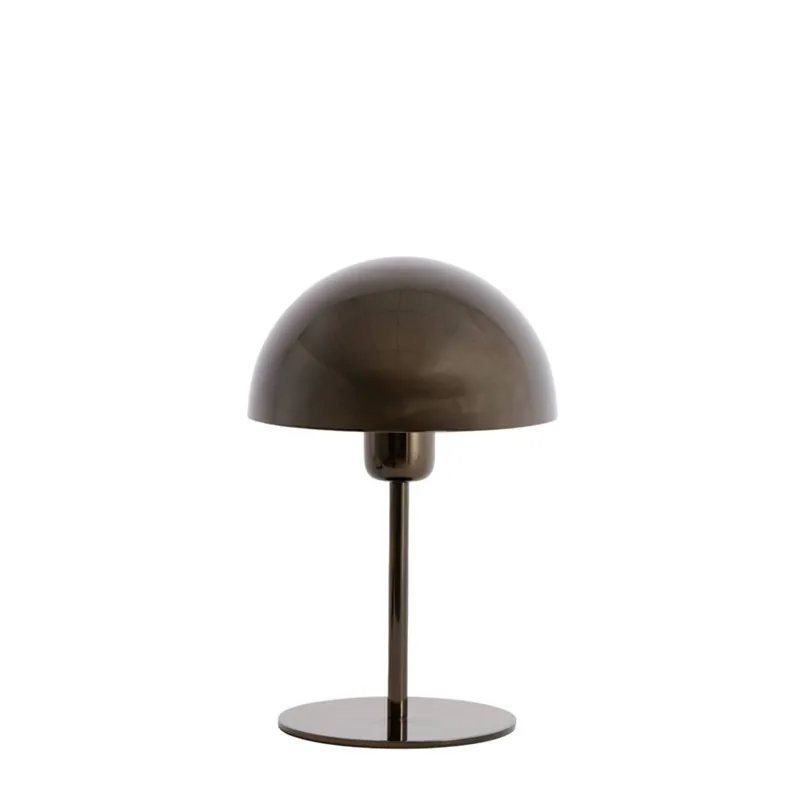 Sonderaktion Tischlampe dunkel braun schwarz markant mattes Metall Light & Living Cedillo