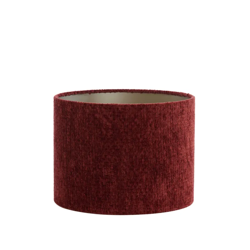 Schnäppchen Rote Stofflampenschirm zylindrisch Light & Living Ruby