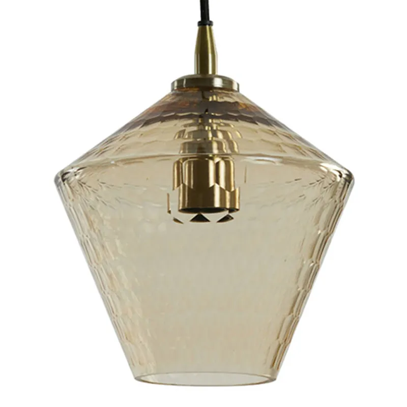 Retro goldene Rauchglas-Hängelampe Light & Living Delila Jetzt Kaufen