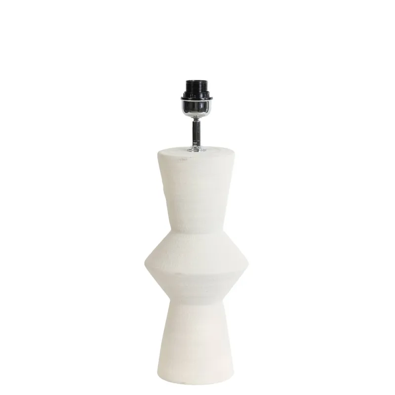 Markenware Eleganter weißer Lampenfuß Light & Living Ayla